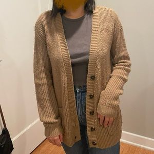 Tan forever 21 cardigan